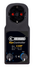 Kontroler obrotów wentylatora z czujnikiem temperatury [4A] Cli-mate Smart AC-2010D